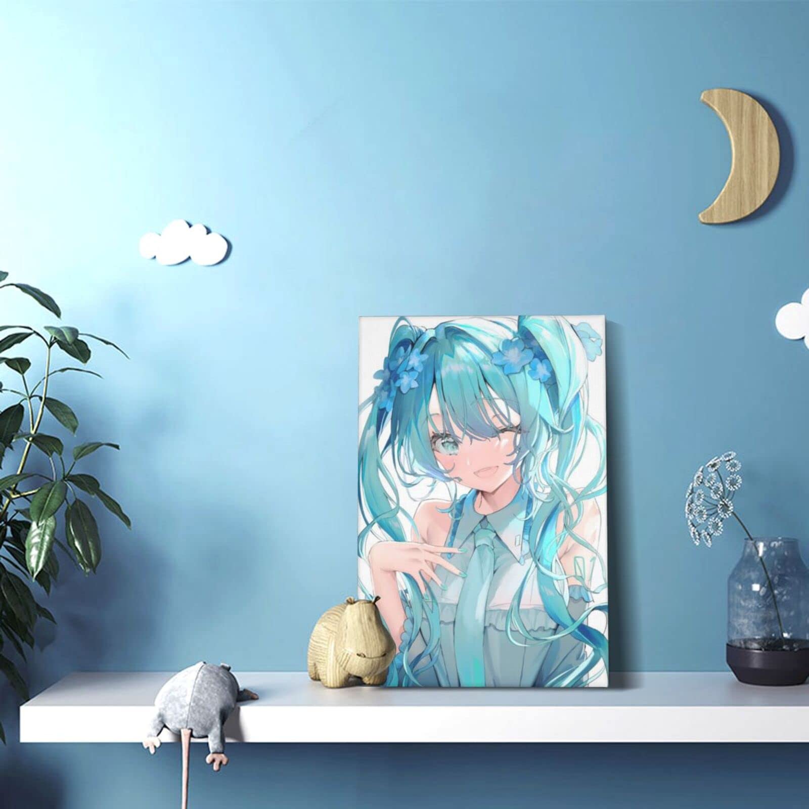 Amazon.co.jp: Facdem 初音ミク アートパネル アニメ アートフレーム